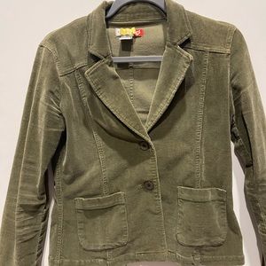 Olive womens blazer